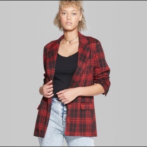 wild fable plaid jacket